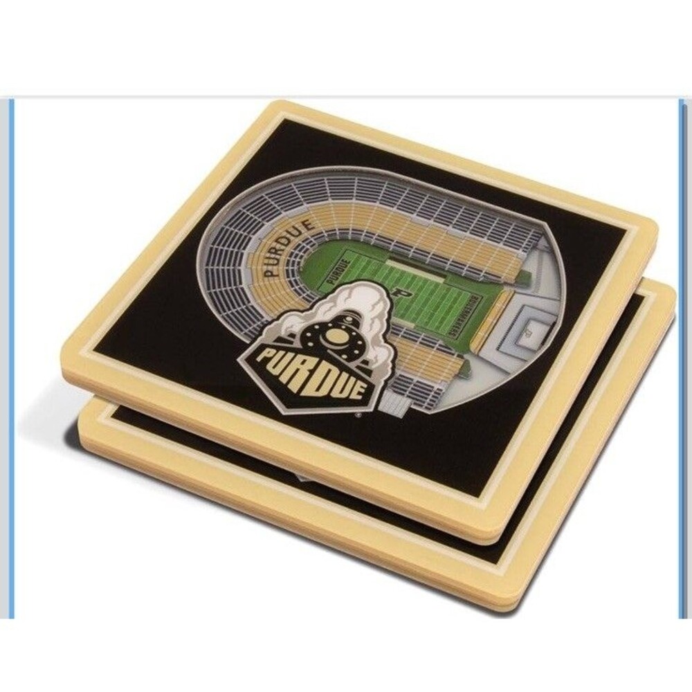 NCAA Purdue Boilermakers 3D Stadiumviews Coasters